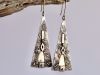 Boucles Kira, boucles d’oreilles en argent fait main par Maryjou