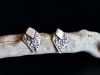 Boucles ozanges, boucles d’oreilles en argent fait main par Maryjou — vue 4