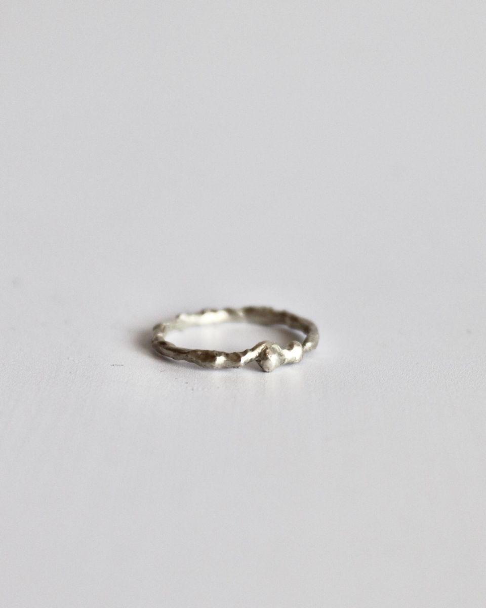 Bague Lelyane 4, bague en argent fait main par Maryjou