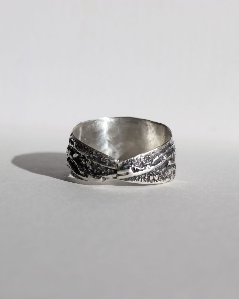 Bague lyane 2 Bague lyane, bague en argent fait main par Maryjou — vue 2