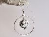 Boucles Lunja, boucles d’oreilles en argent fait main par Maryjou — vue 3