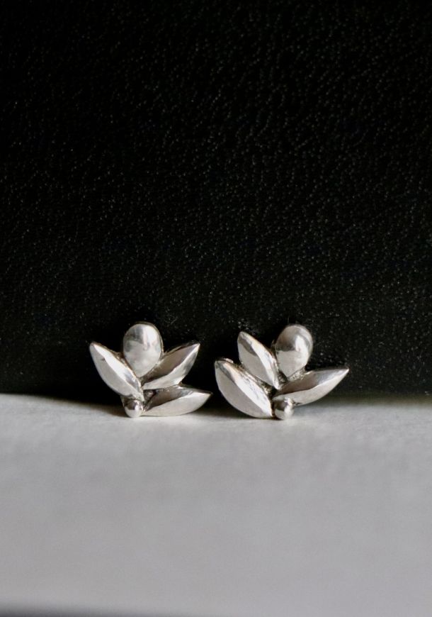 Boucles Azaria, boucles d’oreilles en argent fait main par Maryjou