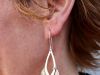 Boucles Arabesques, boucles d’oreilles en argent fait main par Maryjou — vue 6
