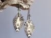 Boucles Hemera, boucles d’oreilles en argent fait main par Maryjou