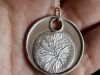 Pendentif soleye 8 Pendentif soleye, pendentif en argent fait main par Maryjou — vue 4