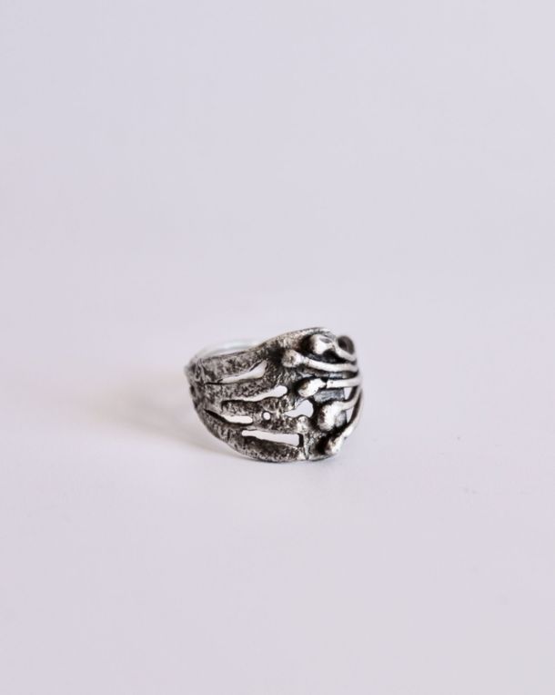 Bague Corset, bague en argent fait main par Maryjou