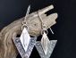 Boucles inka, boucles d’oreilles en argent fait main par Maryjou — vue 4