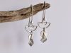 Boucles Naya 5 Boucles Naya, boucles d’oreilles en argent fait main par Maryjou — vue 2