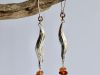 Boucles Nehalys, boucles d’oreilles en argent fait main par Maryjou — vue 2