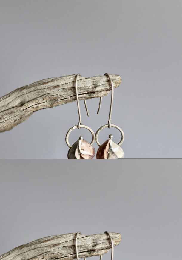 Boucles Selvane, boucles d’oreilles en argent fait main par Maryjou
