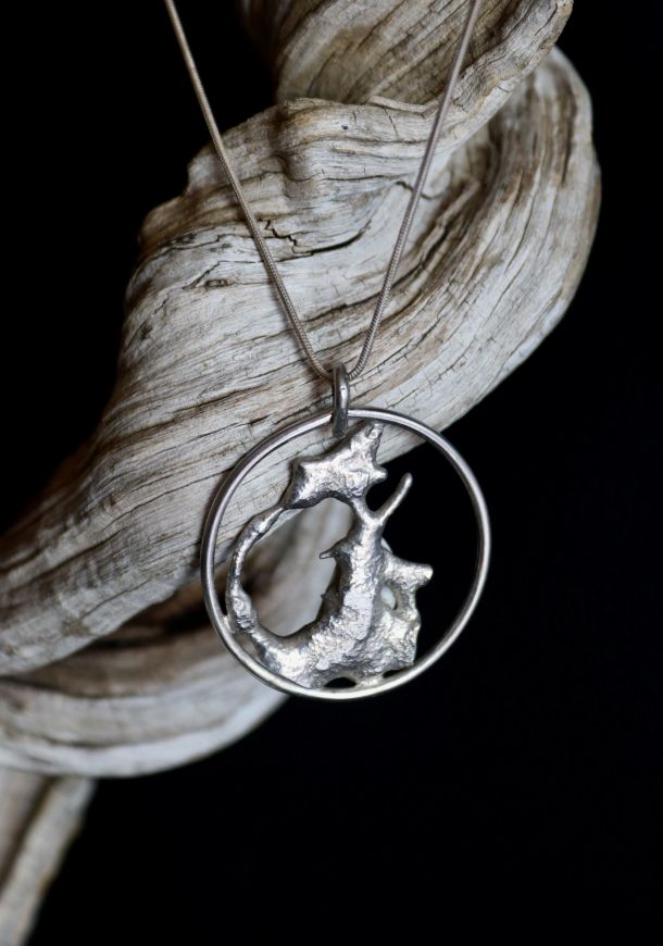 Pendentif songe, pendentif en argent fait main par Maryjou