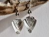 Boucles amazones, boucles d’oreilles en argent fait main par Maryjou