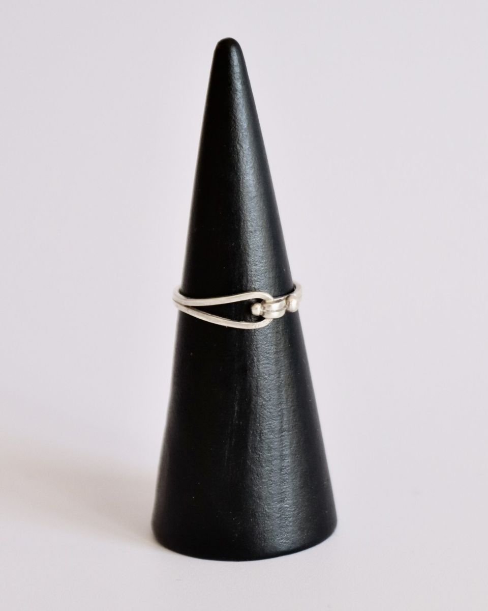 Bague chemin, bague en argent fait main par Maryjou