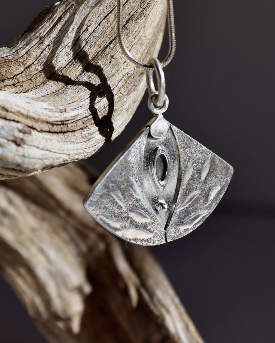 Pendentif Folia, pendentif en argent fait main par Maryjou — vue 3