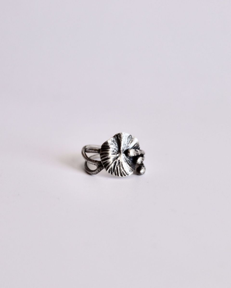 Bague Nénuphar, bague en argent fait main par Maryjou — vue 5