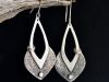 Boucles Arabesques, boucles d’oreilles en argent fait main par Maryjou — vue 3