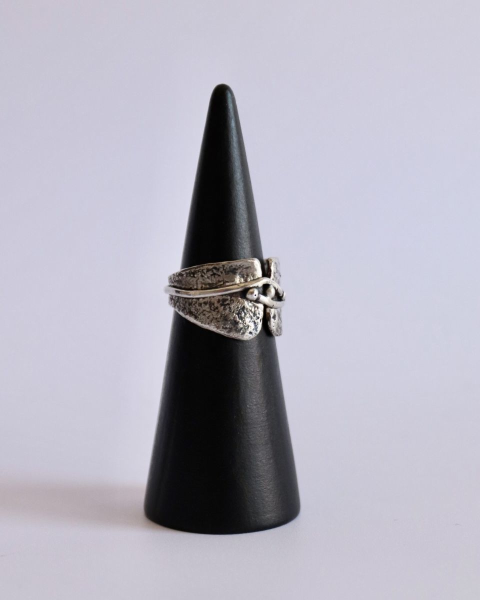 Bague éclat, bague en argent fait main par Maryjou — vue 2