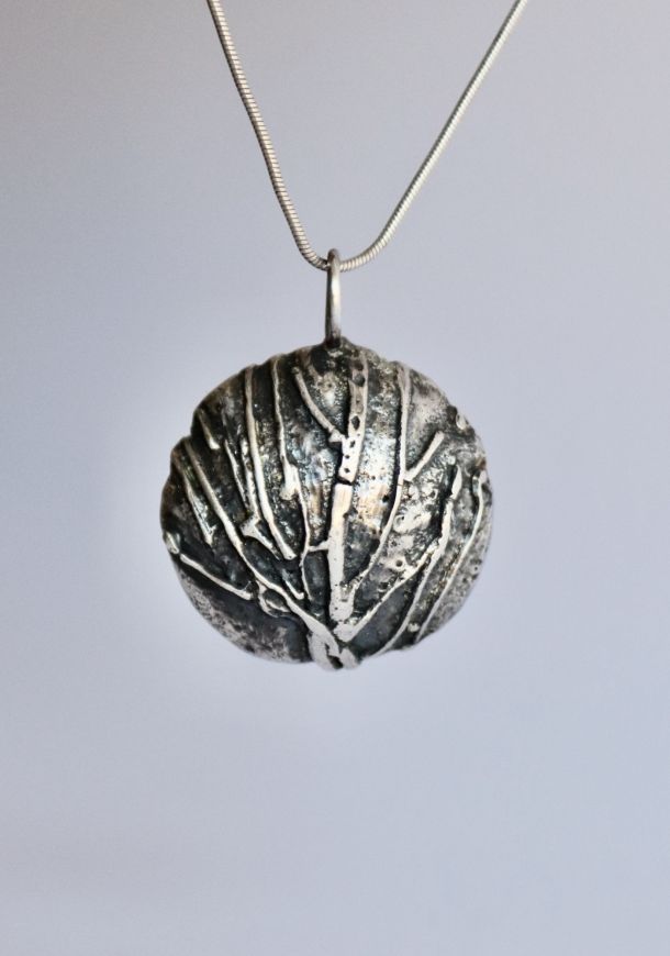 Pendentif Sylvae, pendentif en argent fait main par Maryjou