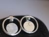Boucles orbite, boucles d’oreilles en argent fait main par Maryjou — vue 2
