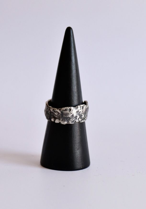 Bague Roc, bague en argent fait main par Maryjou
