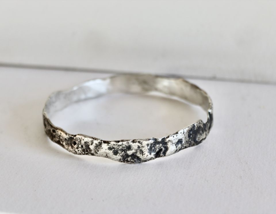 Bracelet Roc, bracelet en argent fait main par Maryjou — vue 5