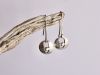 Boucles Nyd, boucles d’oreilles en argent fait main par Maryjou — vue 3