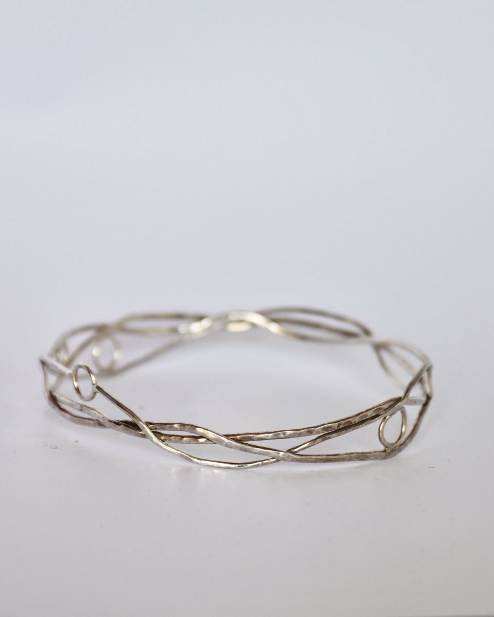 Bracelet Elfy 1 Bracelet Elfy, bracelet en argent fait main par Maryjou